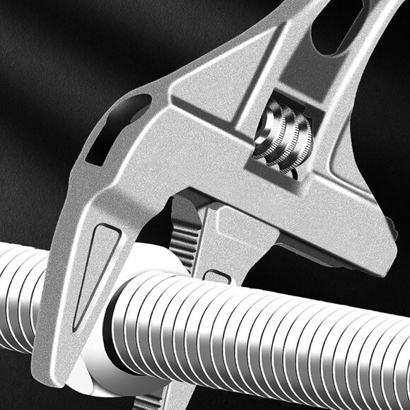 High Quality Alloy Adjustable Wide Jaw Spanner Tool Large for Bathroom Nut Openi - Picture 4 of 13
